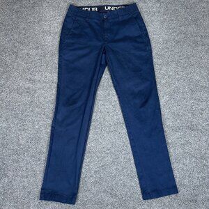 Under Armour Pants Mens 32x32 (31x29.5) Blue Golf UA Showdown Tapered Chino